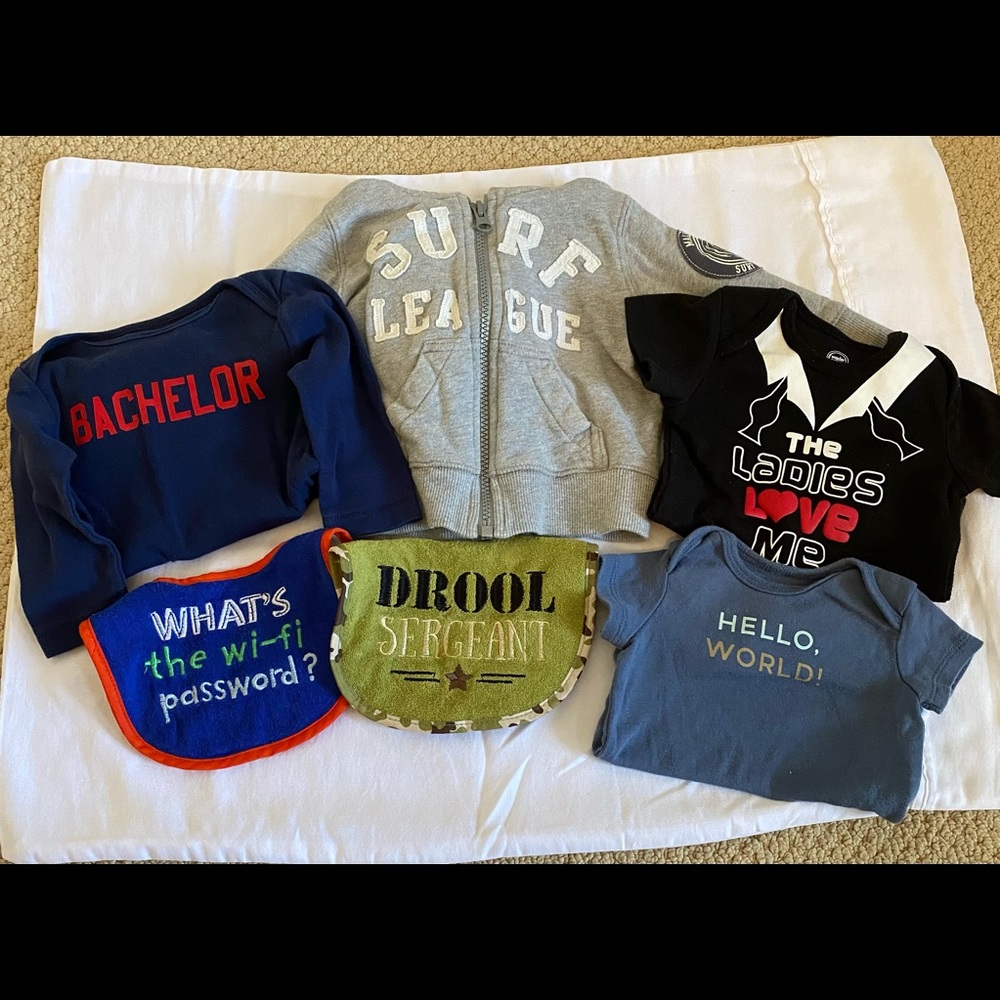 Adorable 3/6 mth boys fall/winter lot..